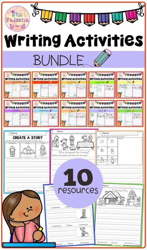 writing activities bundle   writing activities informational