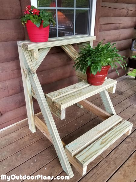 diy  plant stand myoutdoorplans  woodworking