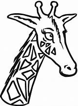 Girafe Geoffrey Coloriages Giraff Clipartmag sketch template