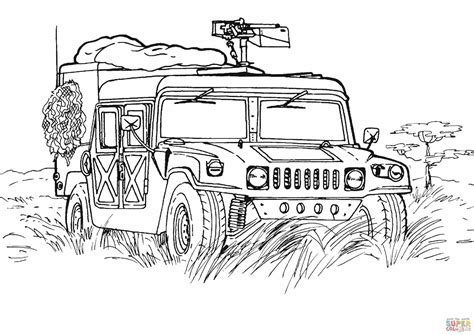 printable military truck coloring pages inerletboo