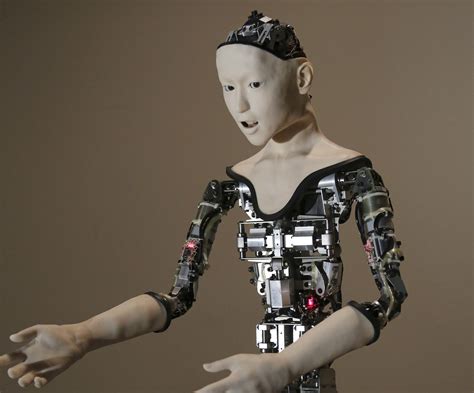 creepy robot  powered   neural network cbs news