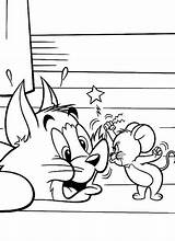 Coloring Jerry Tom Spike Pages Popular Getcolorings Coloringhome sketch template