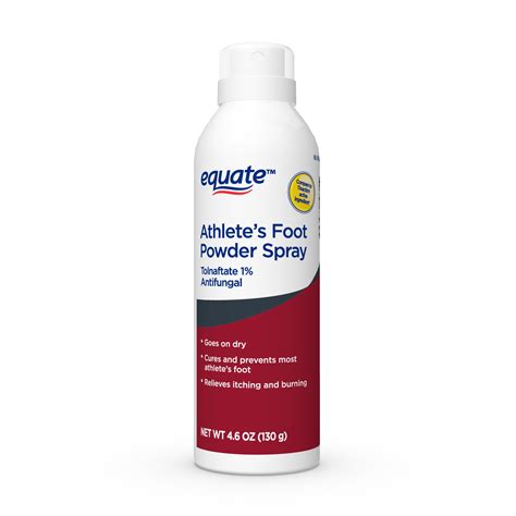 equate athletes foot spray antifungal tolnaftate  cures prevents  athletes foot