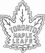 Leafs sketch template