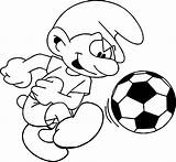 Smurf Coloring Soccer Potato Sweet Pages Wecoloringpage Getdrawings sketch template