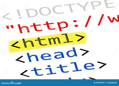 internet html code stock image image  programming