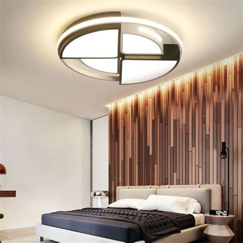 led deckenleuchte modern rundes design fuer schlafzimmer