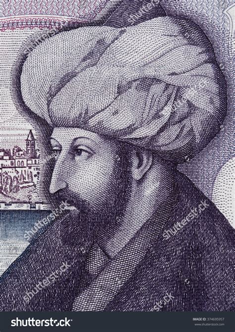Sultan Mehmed Ii The Conqueror On Turkish 1000 Lira