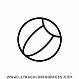 Pelota Pallone Spiaggia Ultracoloringpages sketch template