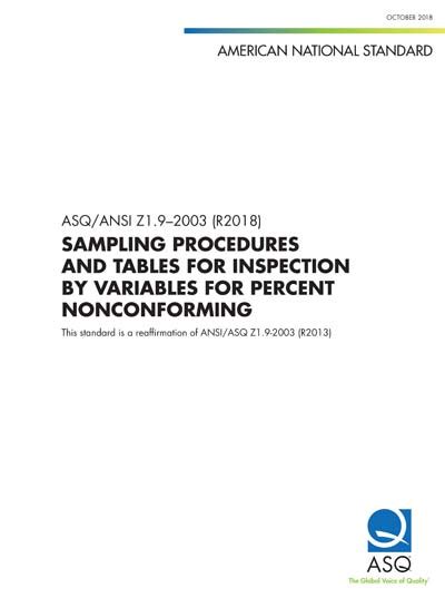 ansiasq    sampling procedures  tables