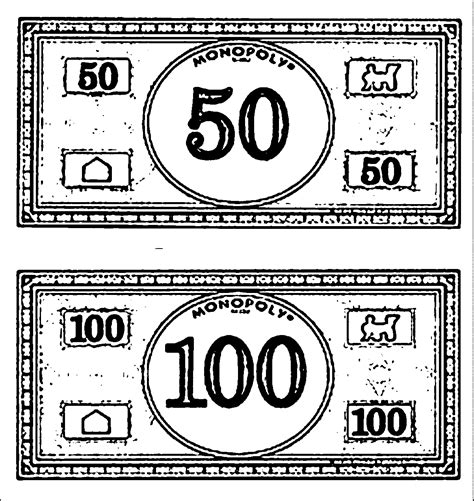printable money coloring page