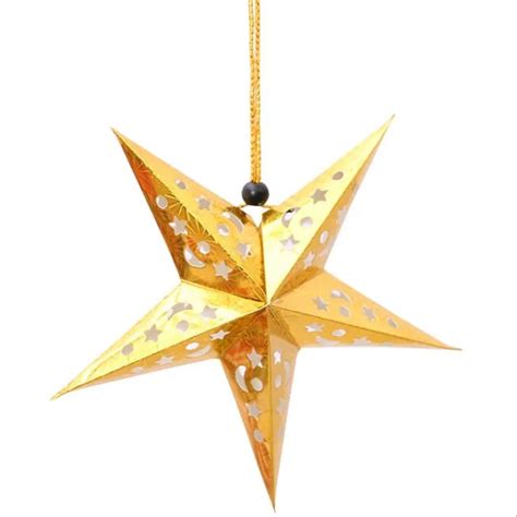 koop kerst vijfpuntige ster kerst hanger drop ornamenten plafond decoratieve