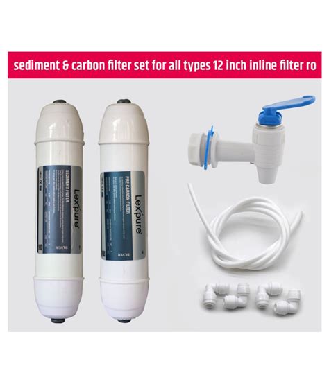 Ro Water Purifier Sediment And Carbon Filter Set For All Types 12 Inch