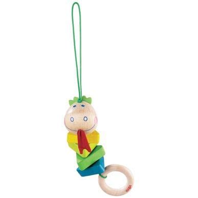 dragolino rattle dangling figure toy clip baby toys haba toys