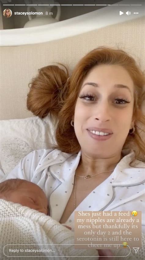 Stacey Solomon Says Her Nipples Are A Mess As She Shares Sweet Clip