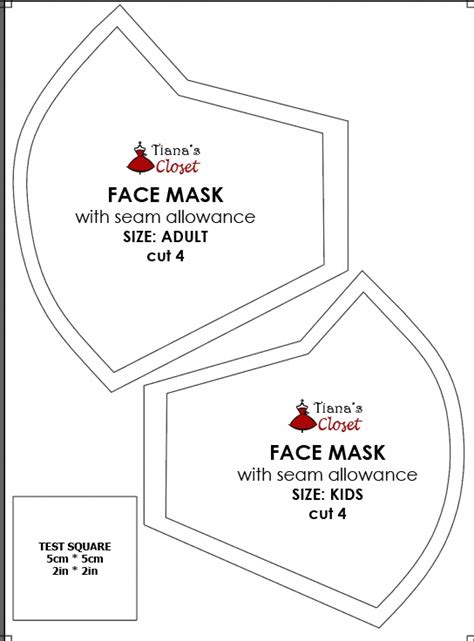 Pleated Mask Pattern In 2020 Diy Sewing Pattern Sewing