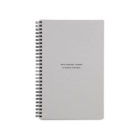 change starts  notebook  appointed modern stationery