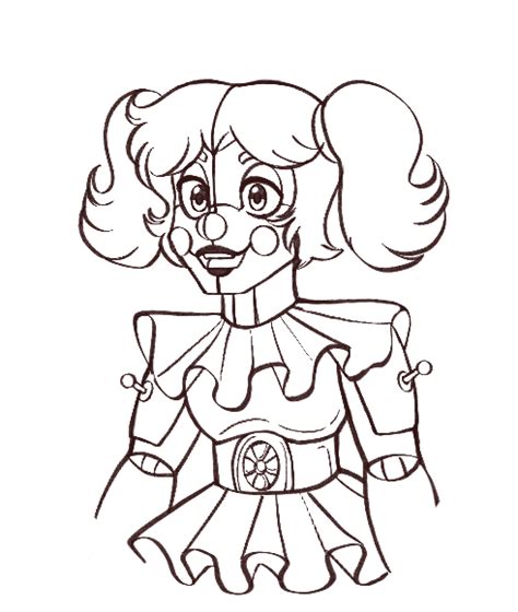 circus baby coloring pages
