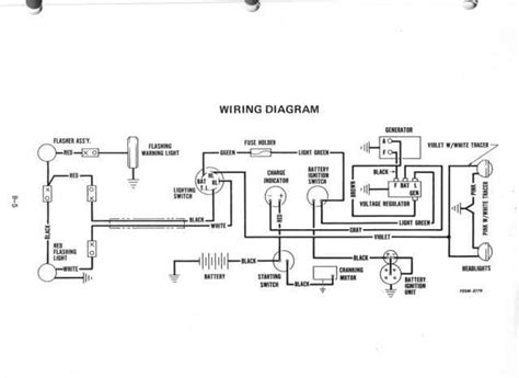 wiring diagram   tractor