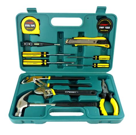 pc mini screwdriver  hand tool set chest auto home repair kit metric lifetime