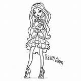 Raven Queen High Coloring Pages Ever After Doll Xcolorings 1200px Color 106k Resolution Info Type Printable  Size Jpeg Print sketch template
