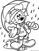 Monsoon Rain Coloring Pages Weather sketch template