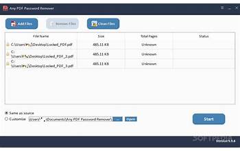 Any PDF Password Recovery screenshot #2