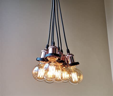 edison light fixture hanging cluster light   pendants custom