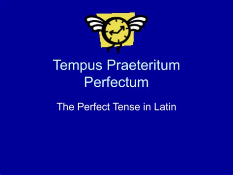 tempus praeteritum perfectum