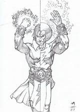 Warlock Starlin Marvel Magus sketch template