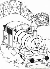 Thomas Friends Coloring Pages Printable Color Tank Engine Cartoons Sheet sketch template