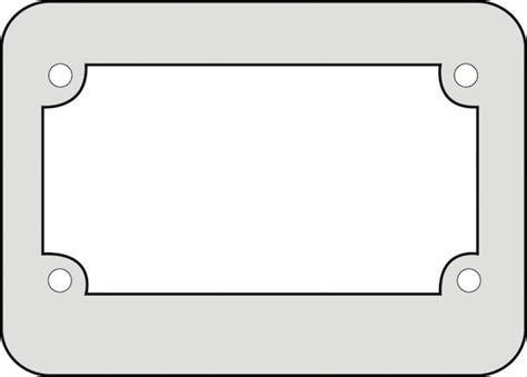 license plate template  kids clipart