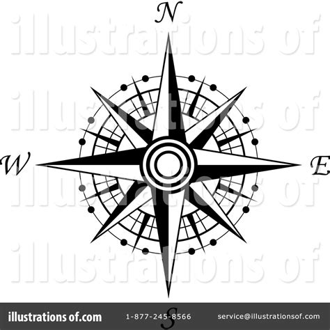 Compass Clipart 1065139 Illustration By Vector Tradition Sm
