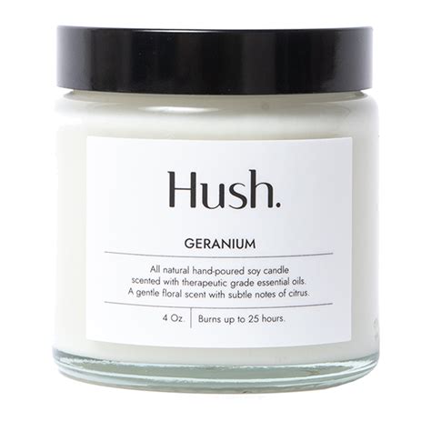 buy hush candle geranium essential oil candle sephora singapore
