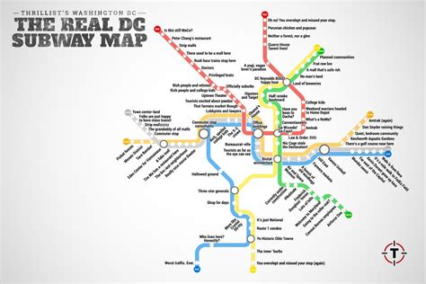 thrillist  created   accurate dc metro map  curbed dc