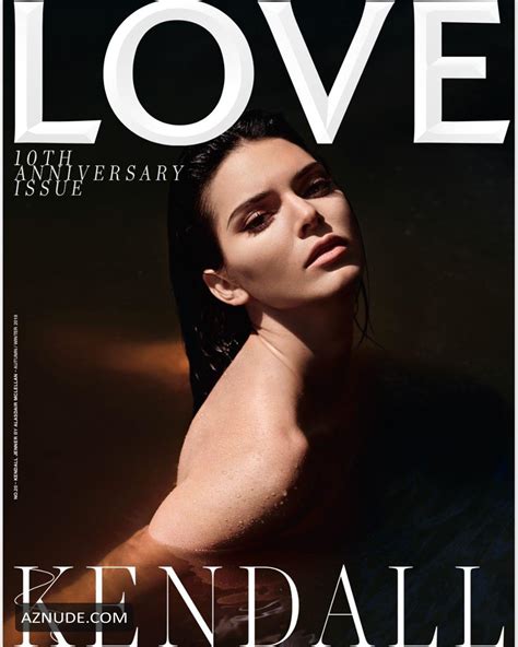 kendall jenner nude for the anniversary issue love magazine 20 aznude