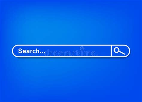 search bar set  search template stock vector illustration  domain communication