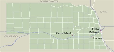 City Zip Code Maps Of Nebraska