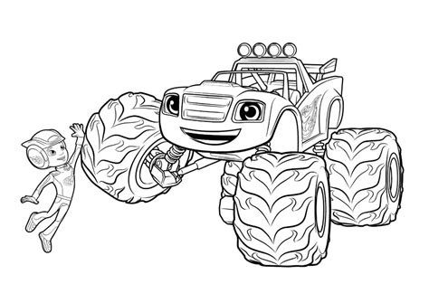 printable blaze   monster machines