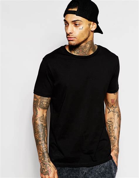 Lyst Asos T Shirt With Pizza Back Print In Black In