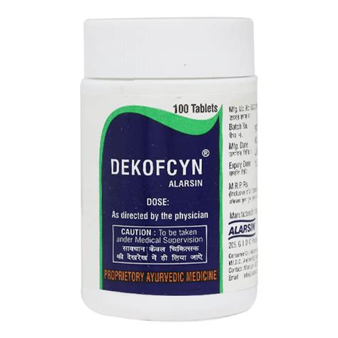 dekofcyn tablet  buy medicines    price  netmedscom
