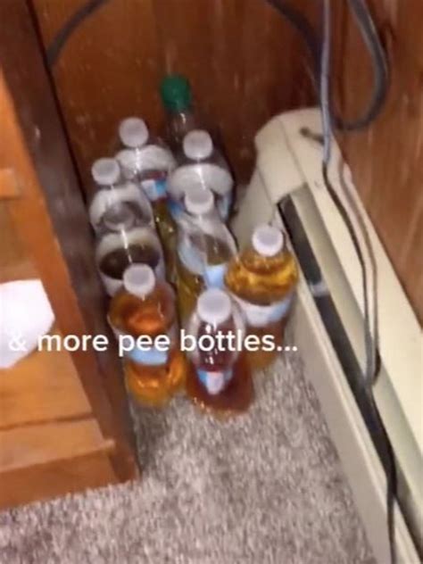 woman discovers bottles full of pee in sister s bedroom au
