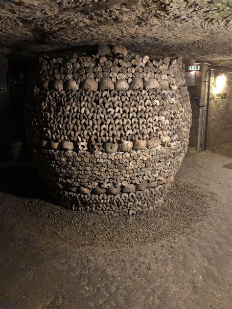 catacombs  paris  parisian catacombs  home   million