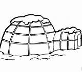 Igloo Coloring Pages Roof Svg Graphics Vector Getdrawings Snow Getcolorings sketch template