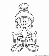 Marvin Coloring Martian Pages Looney Space Jam Tunes Colouring Disney Characters Cartoon Color Drawings Printable Sheets Drawing Kids Book Library sketch template