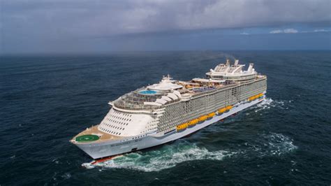 worlds  largest cruise ship sets sail fox news