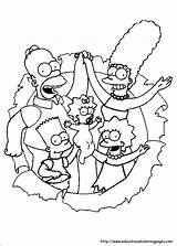 Coloring Pages Simpsons Christmas Printable Color Print Getcolorings Thesimpsons Little Kids sketch template