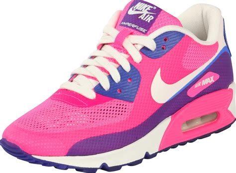 Nike Air Max 90 Hyperfuse Premium W Shoes Pink Blue White Nike Shoes