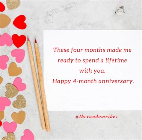 60 Best 4 Month Anniversary Messages Quotes And Wishes Viralhub24