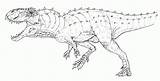 Carnotaurus Rex Dinossauros sketch template